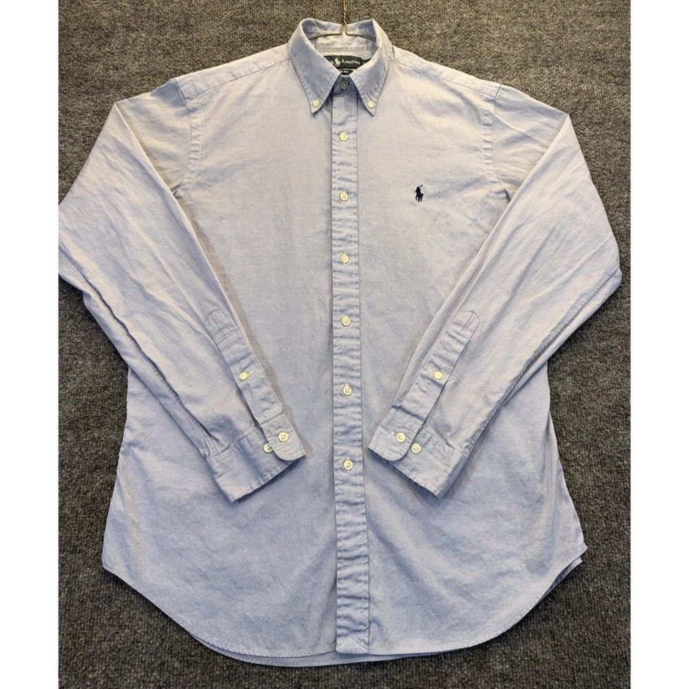 Polo Ralph Lauren Blue Oxford Button Down Shirt Men's 15½ 34/35 Classic Fit